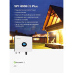 سانورتر گرووات مدل SPF 6000 ظرفیت ۶ کیلووات با شارژر ۱۰۰ آمپر MPPT - Image 4